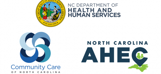 NC DHHS COVID-19 Healthcare Professional Webinar Series, in partnership with CCNC and AHEC